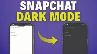 How to Get Snapchat Dark Mode 2024? Snapchat Dark Mode Android iPhone | Dard Mode on Snapchat
