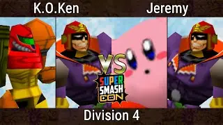 SSC 2023 - KO Ken (Samus, Captain Falcon) Vs. Jeremy (Kirby, Captain Falcon) Smash Bros - SSB64