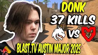 Spirit donk (37/32) vs MOUZ (Mirage) BLAST.tv Austin Major 2025 | CS2 POV