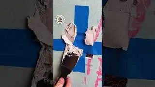 So Easy! Tape and Plaster Trick to Fix Drywall Holes!