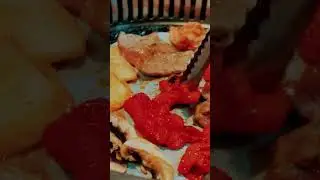 Unlimited BBQ and Hot Pot in one place | Seven Hotpot Restaurant - Dubai #food #shorts #hotpot #bbq