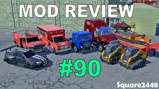 Обзор мода Farming Simulator 19 №90: мини-погрузчики Case, пожарные машины, прицепы, дом и многое другое!