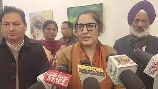 All india ART exhibition late smt.Gobind kour.#jammukashmir
