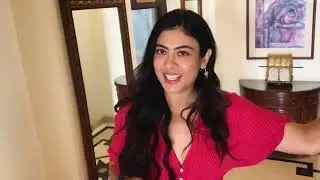 Anuritta explores||  Noor us Sabah || while shooting for Aashram 3