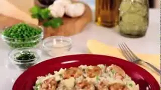 Полностью натуральное итальянское ризотто с курицей и колбасками на свежем воздухе