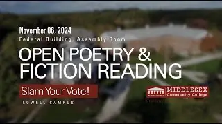 MCC Open Poetry Fiction Reading: Slam Your Vote! - November 06, 2024