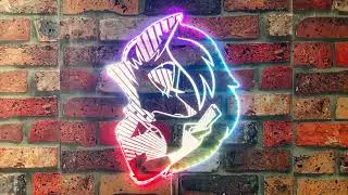 Helluva Boss Loona Dynamic RGB Edge Lit LED Sign
