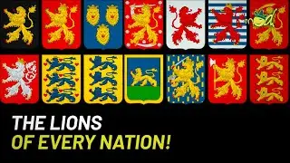 🦁 Lion Pride: Flags, Emblems, and Coats of Arms with Lions #Lions #flags