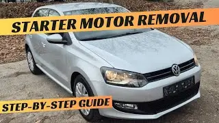 Замена стартера на VW Polo Mk5 6R 1.2i