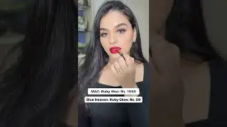 Dupes of MAC&rsquo;s Iconic Lipsticks: Ruby Woo & Mehr 🫶🏻 #youtubeshorts #makeupdupes #affordablemakeup