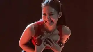 250321 BLACKPINK Jennie 제니 speaks French words in Paris at Zenith, The Ruby Experience March 21 2025