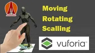 Augmented Reality Tutorial - Moving, Scalling, & Rotating by Touch