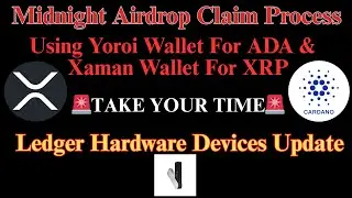 Yoroi ADA & XRP Midnight $Night Token Airdrop Claim Process!