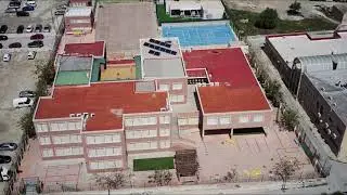 A vista de pájaro. Colegio Juan Ramón Jiménez. Cieza