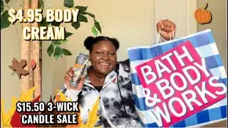 BATH & BODY WORKS FALL HAUL 2020 // $15.50 3-Wick Candle Sale & $4.95 BODY CREAM ( MASSIVE HAUL)