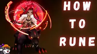 How To Rune Masha (The Fire Beast Rider) And How To Counter | Summoners War