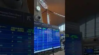 How to find your flight? Digital Screen Kuala Lumpur International Airport Terminal 1 & 2