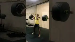 255lbs Push press #crossfitathlete #crossfitgames #crossfit
