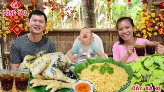 Gà Đông Tảo Hấp Lá Xá Xị - Lần đầu làm thử món này không ngờ lại ngon đến vậy