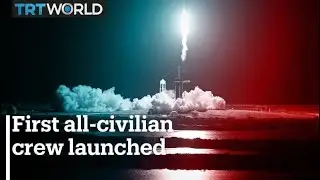 First all-civilian crew launched to orbit aboard SpaceX rocket ship