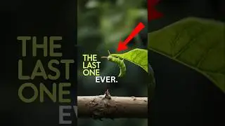 Will the LAST Caterpillar on Earth Survive? #facts #shortsviral #trending #didyouknow #animals