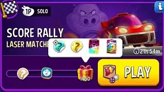 laser matches super sized solo challenge | match masters | score rally solo today 