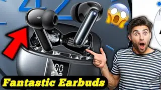 Wireless Earbuds, 2024 Wireless Headphones HiFi Stereo Earphones with 4 ENC Noise Canceling Mic,