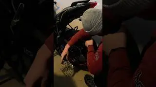 Тюнинг BENELLI BN 125, ставлю заднюю звезду. #motovlog #benelli #motorcycle