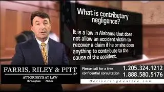 Alabama Personal Injury Attorney Explains Contributory Negligence