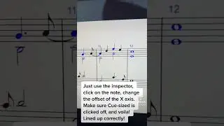 Line up notes in Sibelius, just learned this today! #sibelius #avidsibelius #notationsoftware #daw
