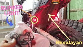 BLINKER LIGHT Install in RE Himalayan #royalenfield #himalayan #modification #bike #youtube #custom