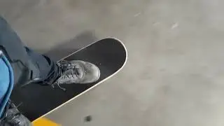 Used to ride skateboards that was like riding skis
