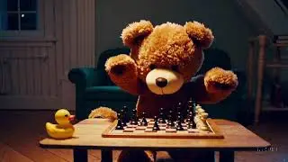 Teddy Bear Chess Drama