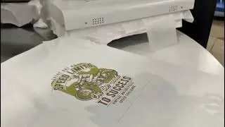 EHP6 Automatic High-Speed 6-Station T-Shirt Carousel Heat Press for DTF Transfers Rotary Press Test