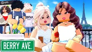 MY CRAZY EX FLEW TO PARIS TO STALK ME... *VOICED* ✈️ (Berry Avenue Roleplay Love Story)