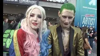 JOKER and HARLEY QUINN Have Terrible Love Advice! NYCC Cosplay