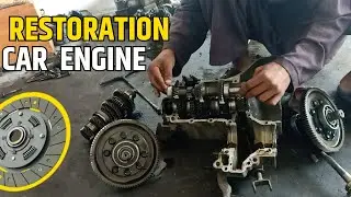 Car Engine Restoration | Car Engine Repair Videos | Suzuki Mehran Engine