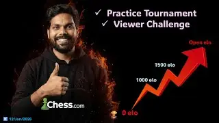 Practice Tournament + Viewer Challenge ♟️Chess.com #main #chesslive #chessindia #chessstream