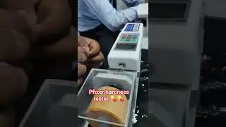 Pfizer hardness tester 💊💊💊 #medicos #medicosstuff #medicostudent #pfizer #pfizervaccine