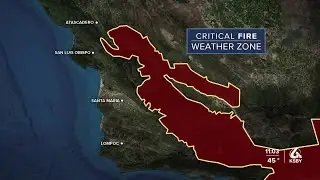 How officials are preparing for dangerous fire weather conditions on Central Coast