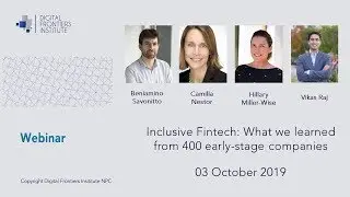Webinar: Inclusive Fintech: What we learned from 400 early-stage companies (03-09-2019)