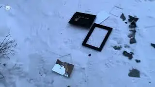 Digital photo frame destruction