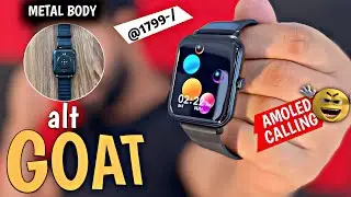 A *PREMIUM AMOLED Display smartwatch under 2000😳Alt Goat smartwatch unboxing & review