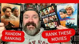 RANK THESE MOVIES - Point Break (1991), Rock of Ages (2012), The Shawshank Redemption (1994)