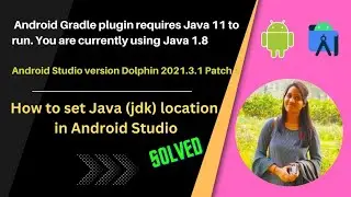 Issue Solved: Android Gradle plugin requires Java 11 to run you are currently using Java 1.8
