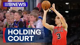 Aspiring basketballers given a masterclass by homegrown NBA star | 9 News Australia