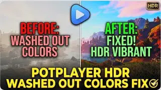 PotPlayer Washed Out HDR Colors Fix #PotPlayer#HDRFix#WashedOutColors