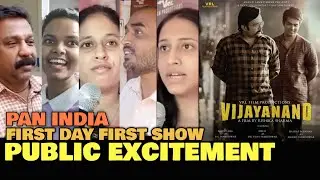 Vijayanand Movie PUBLIC EXCITEMENT | FDFS | Pan India Promotion | Vijay Sankeshwar Success Story