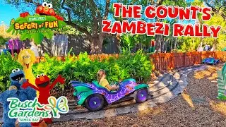 Ride The Count&rsquo;s Zambezi Rally in Sesame Street Safari of Fun at Busch Gardens (Jan 2026) [4K]