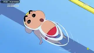 Shin chan &iexcl;&iexcl;Hey que vamos a clase de nataci&oacute;n!! Espa&ntilde;ol Castellano